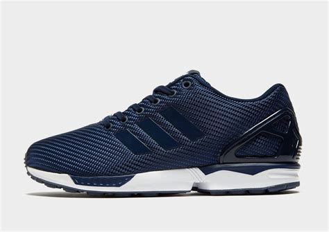 adidas zx flux donkerblauw dames|adidas Originals Women's ZX Flux Running Shoe .